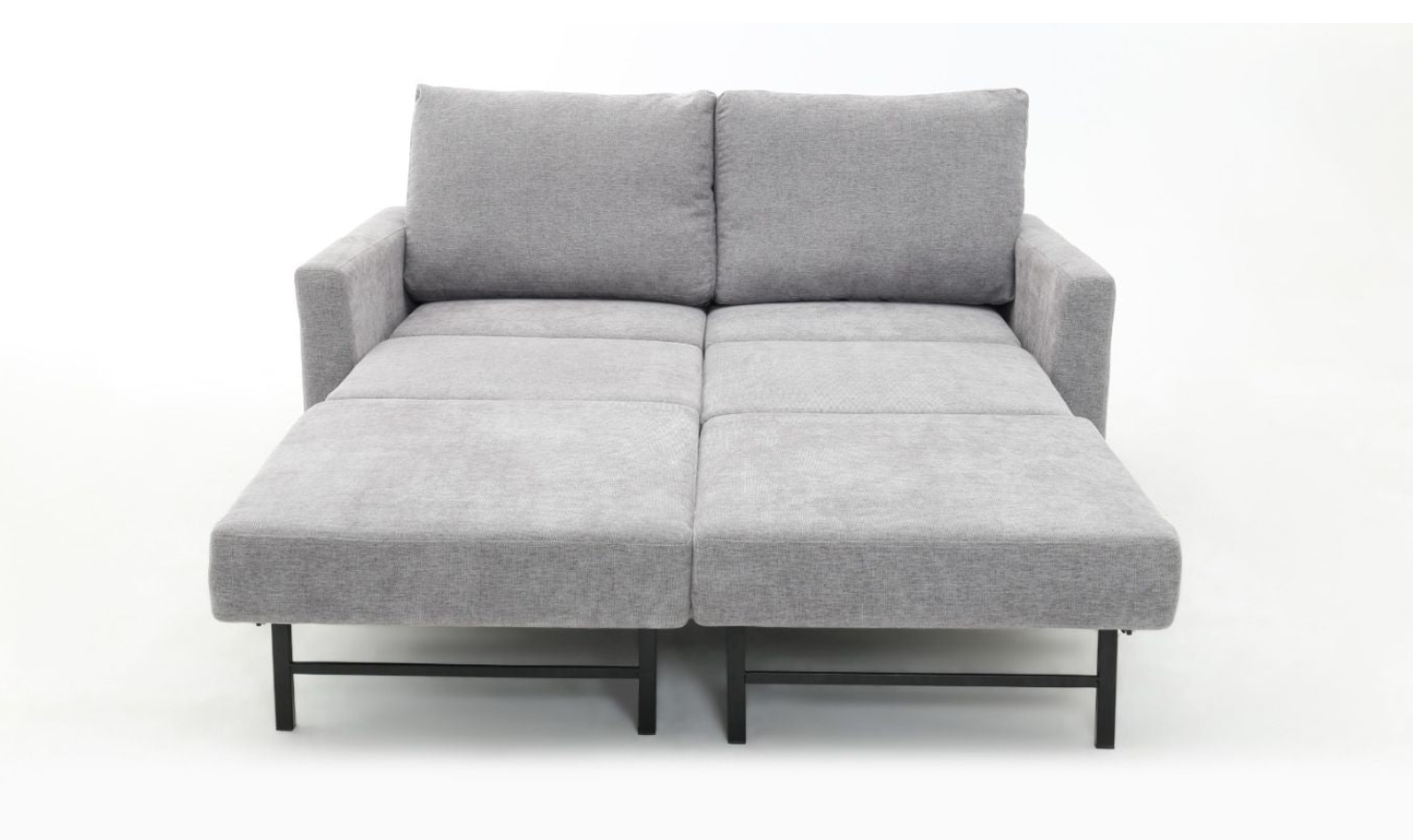 Gio Italia Cuddle Queen Fabric Sleeper Sofa With Nest Function