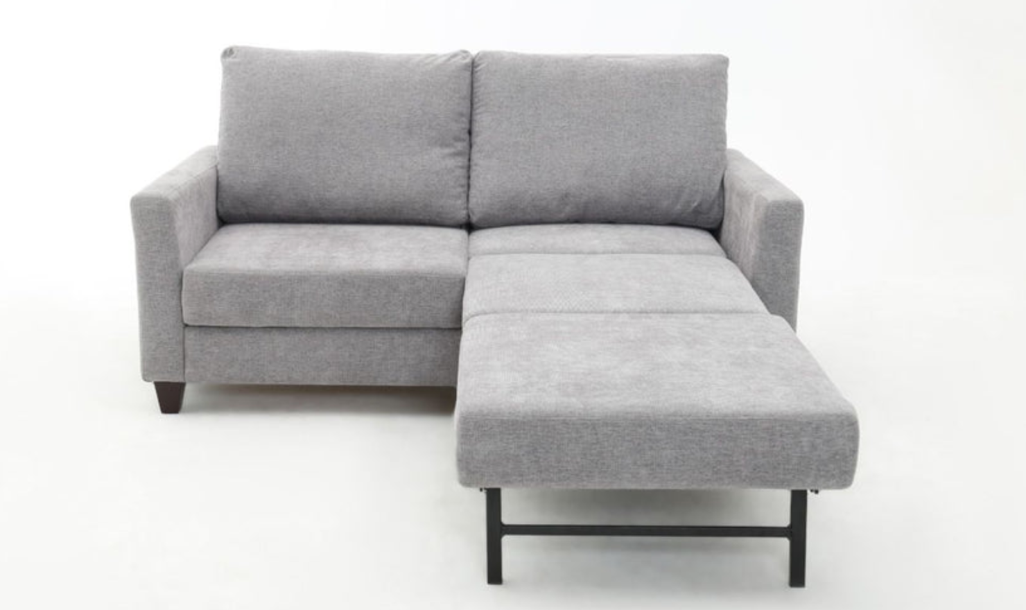 Gio Italia Cuddle Queen Fabric Sleeper Sofa With Nest Function