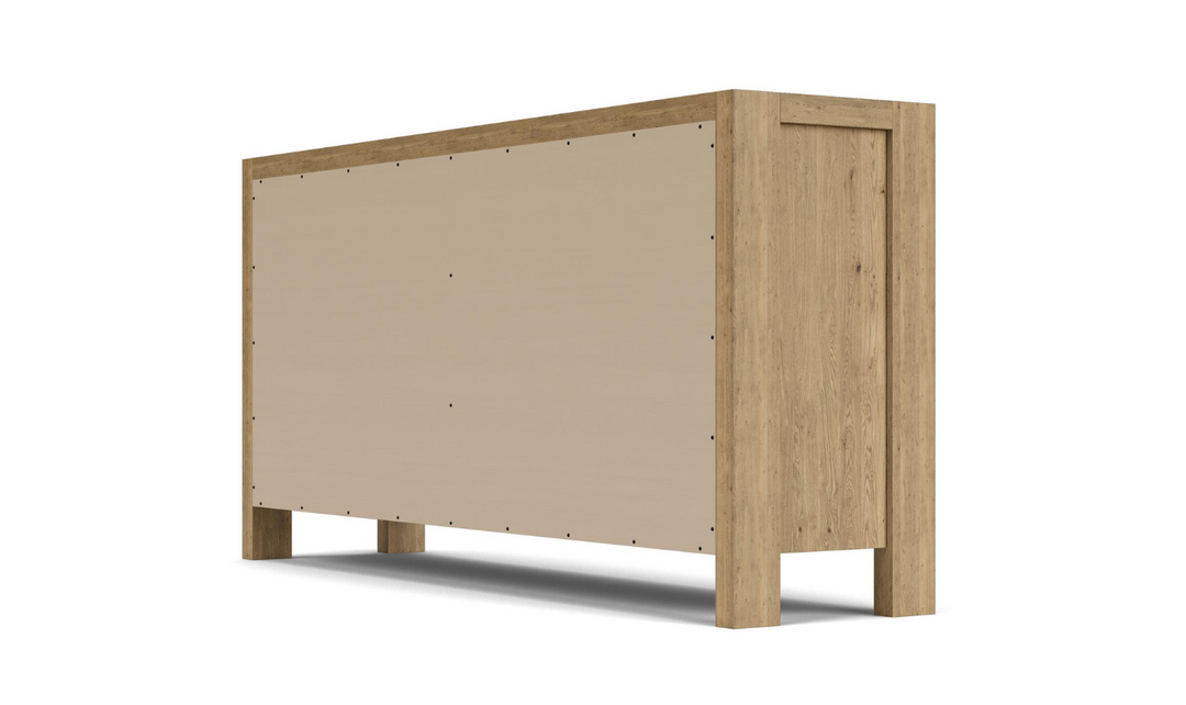 Riverside Davie 4 Door Rectangle Server in Pale Oak