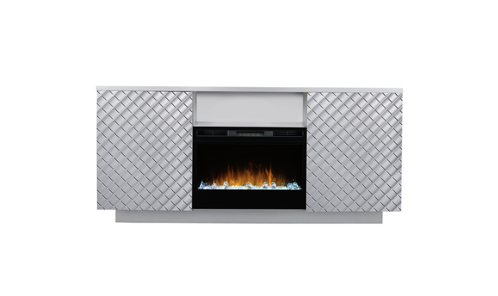 Smart Furniture Diamond Console with Fireplace Insert