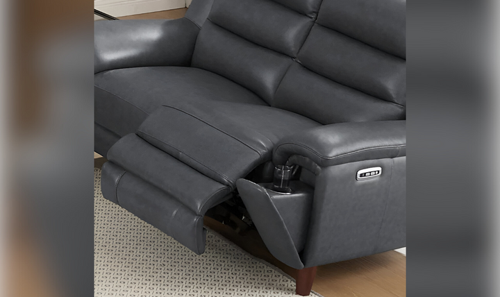 Dream 2-Seater Leather Power Headrest Zero Gravity Reclining Loveseat-Jennifer Furniture