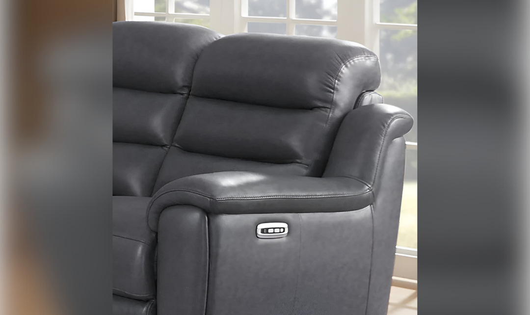 Dream 2-Seater Leather Power Headrest Zero Gravity Reclining Loveseat-Jennifer Furniture