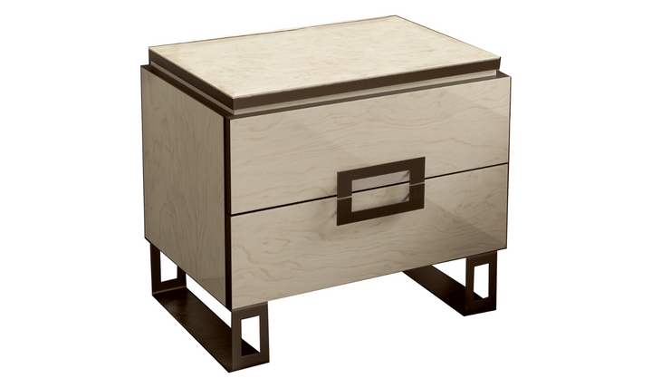 ESF Furniture Poesia 2 Drawer Wooden Nightstand