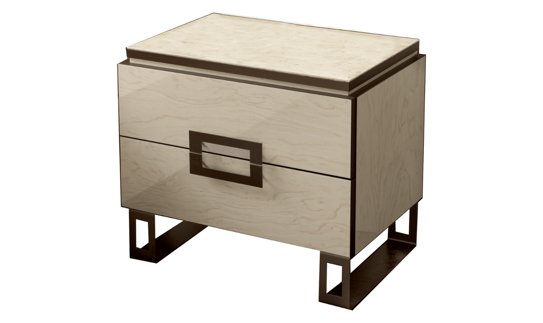 ESF Furniture Poesia 2 Drawer Wooden Nightstand