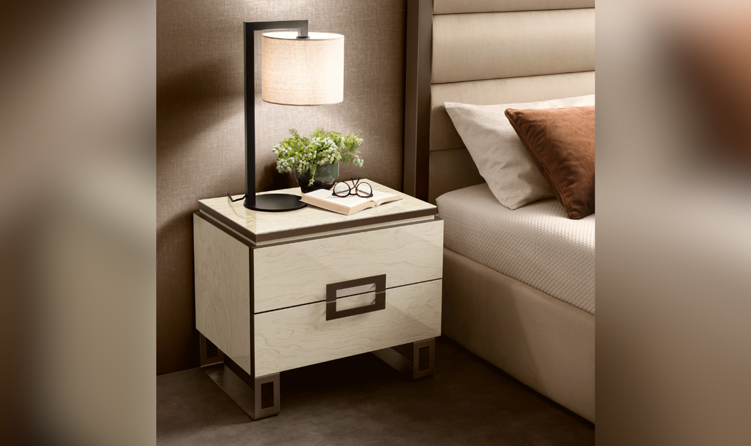 ESF Furniture Poesia 2 Drawer Wooden Nightstand