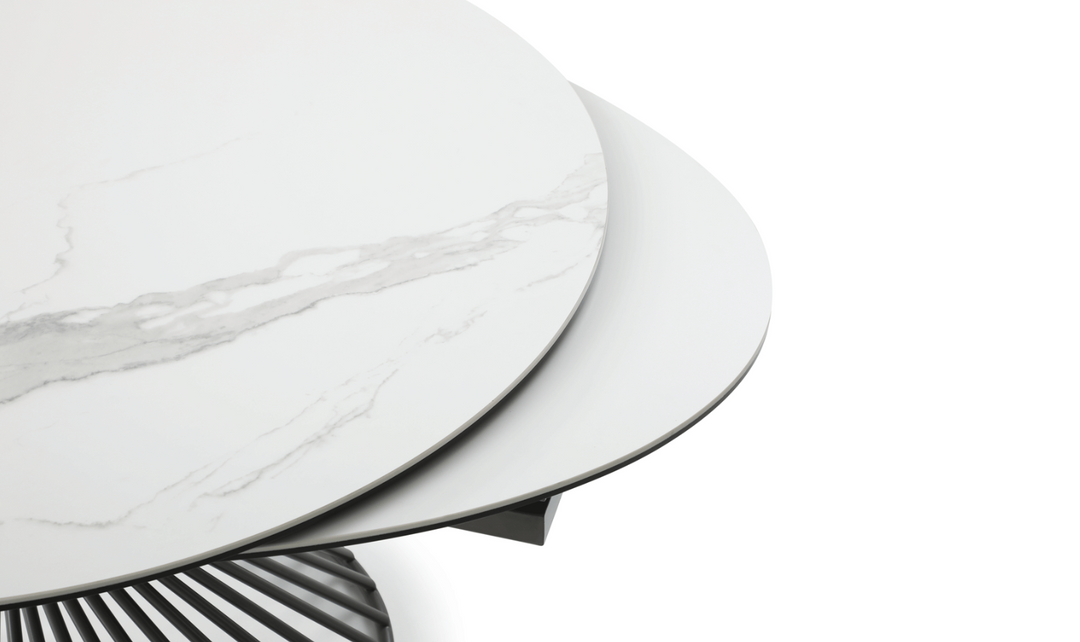 ESF Italia Ariella Round Ceramic Dining Table-Jennifer Furniture