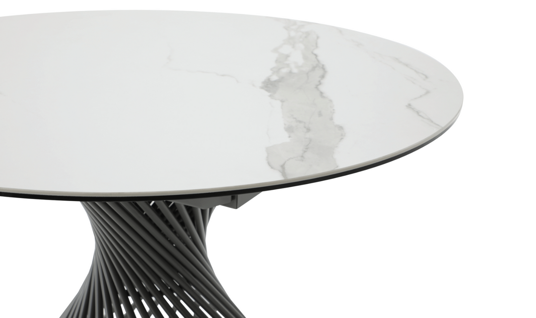 ESF Italia Ariella Round Ceramic Dining Table-Jennifer Furniture