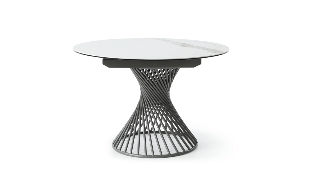 ESF Italia Ariella Round Ceramic Dining Table-Jennifer Furniture