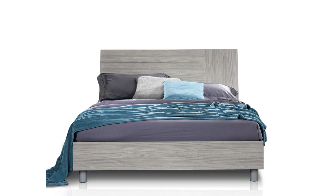 ESF Italia Linosa Beige Queen Size Bed In Mat Finish