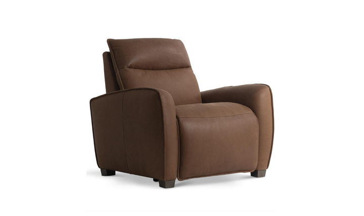 Bernhardt Sorrento Leather Power Motion Recliner Chair With USB Port