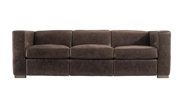 Bernhardt Arrezio 3-Seater Leather Power Motion Sofa With USB Port- Jennifer Furniture