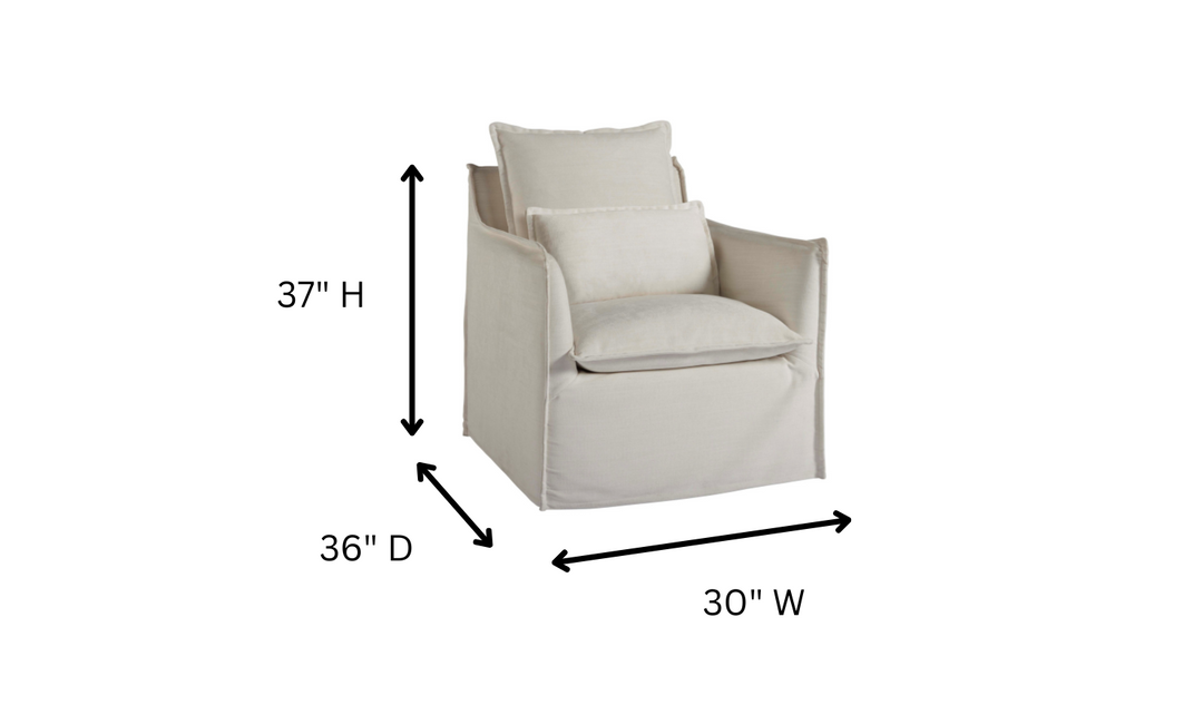 Universal Escape Coastal Siesta Key Swivel White Chair