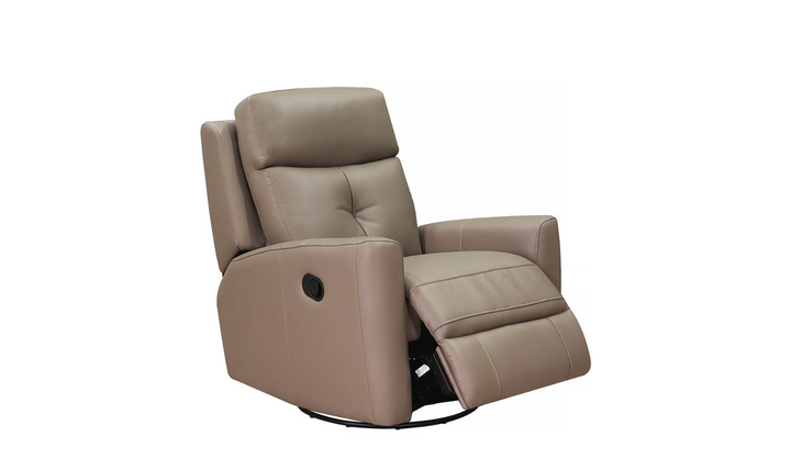 Hydeline Sterling Manual Swivel Glider Leather Recliner Chair