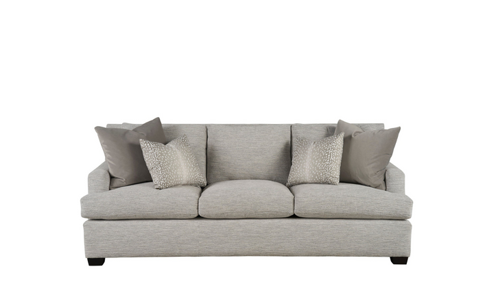 Universal Furniture Emmerson Maverick Silver Fabric 3-seater Sofa