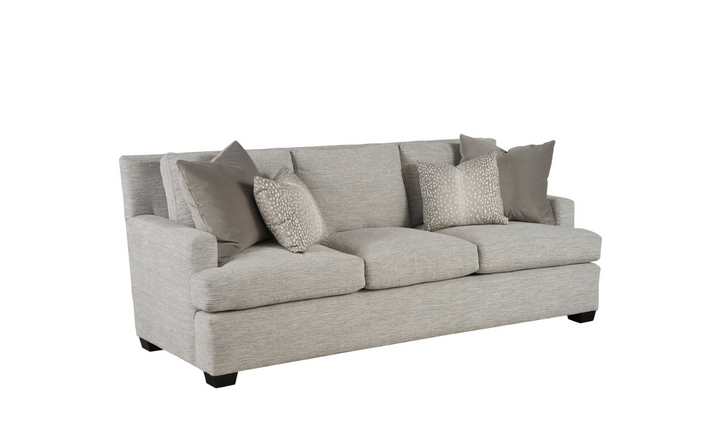 Universal Furniture Emmerson Maverick Silver Fabric 3-seater Sofa