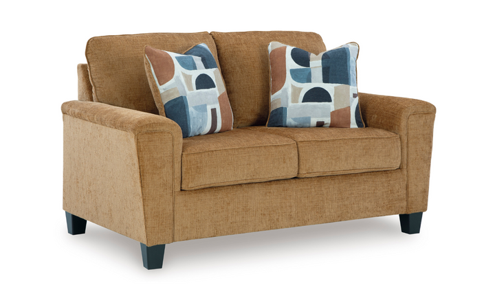 Modern Heritage Erinslane Fabric Loveseat With Tapered Legs