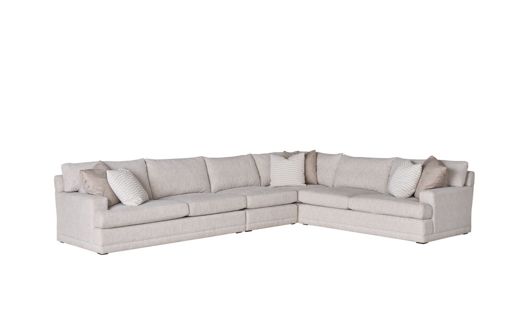 Universal Furniture Hadlee 4 Pieces L-Shape Sectional Sofa in Beige