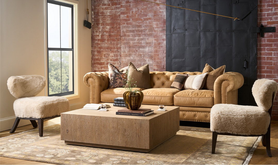 Universal Furniture Griffith Park Berkeley 3-seater Brown Sofa