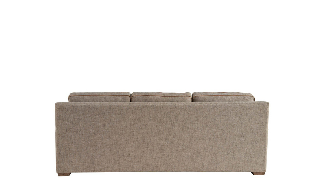 Universal Furniture Griffith Park Liam 3-Seater Fabric Sofa in Brown