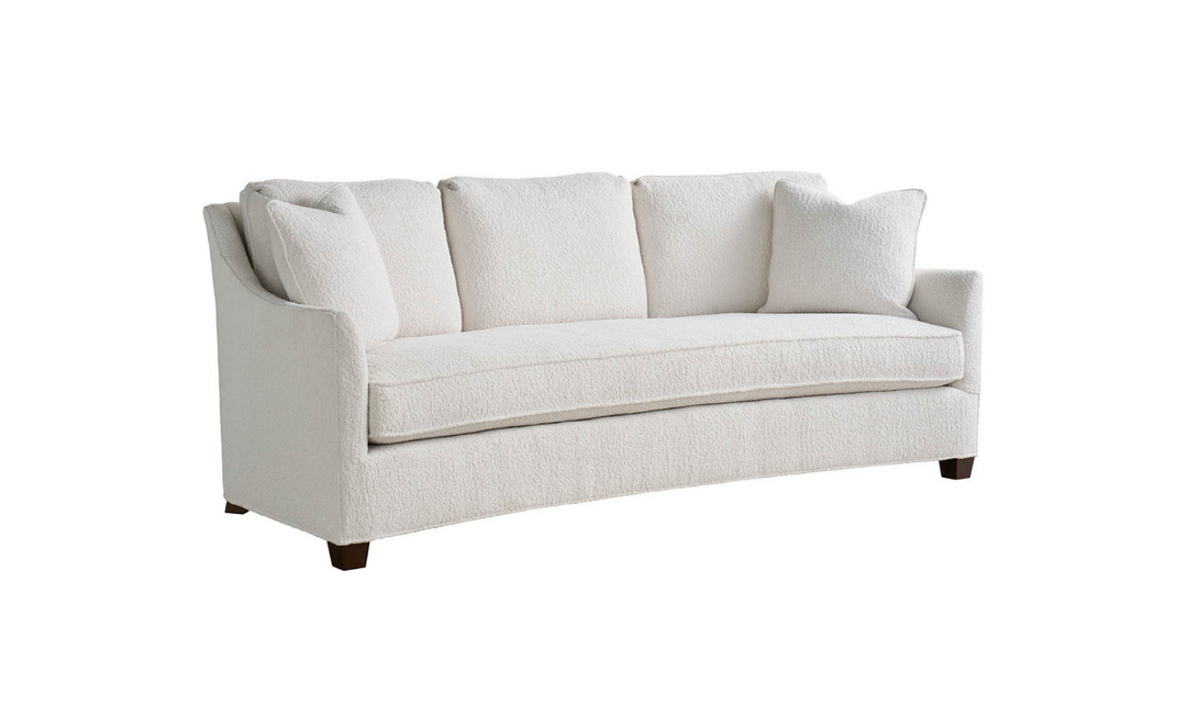 Universal Furniture Walden 3-Seater Fabric Sofa in White