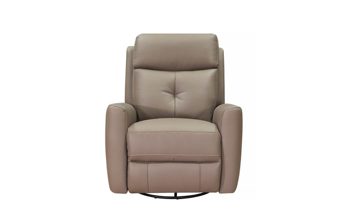 Hydeline Sterling Manual Swivel Glider Leather Recliner Chair