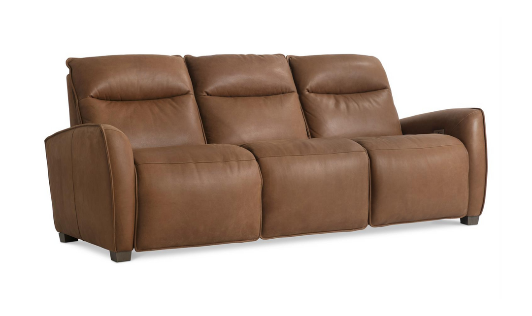 Bernhardt Sorrento 3-Seater Leather Power Motion Sofa