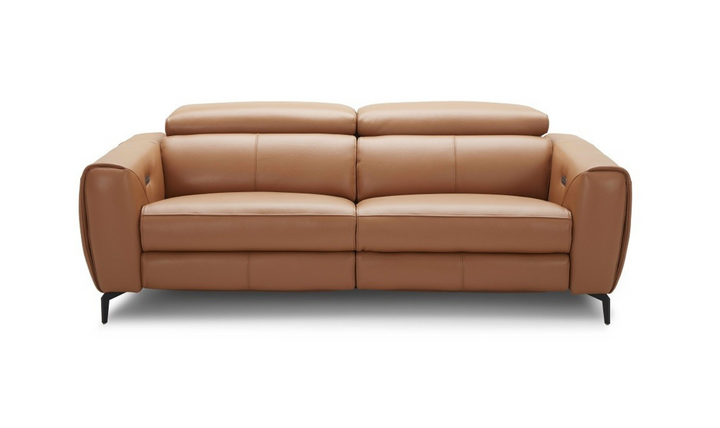 Lorenzo Reclining Premium Italian Leather Motion Sofa- Jennifer Furniture