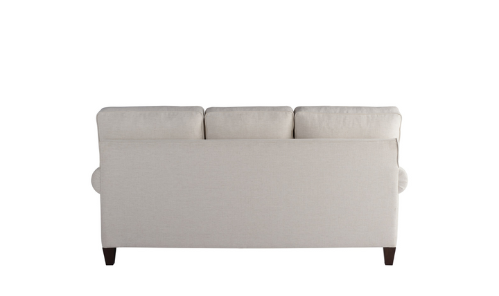 Universal Furniture Blakely 3-seater Fabric White Sofa with 4 Pillows