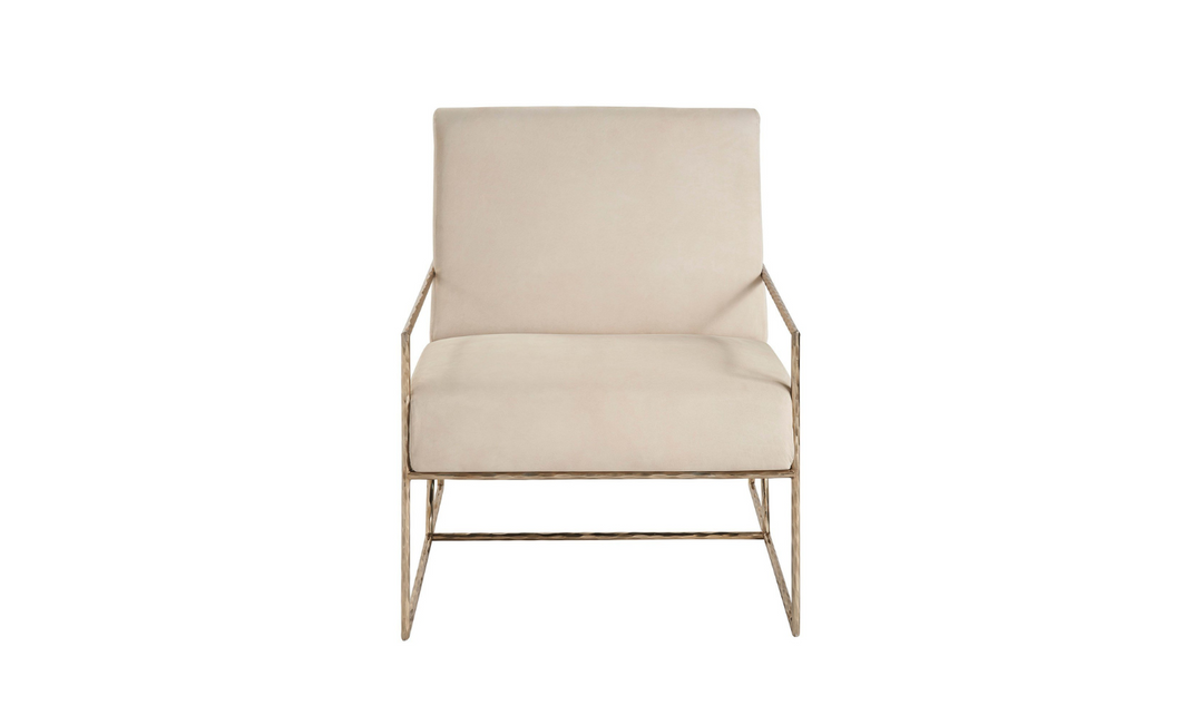 Universal Furniture Bastian Berber Snow Fabric Chair