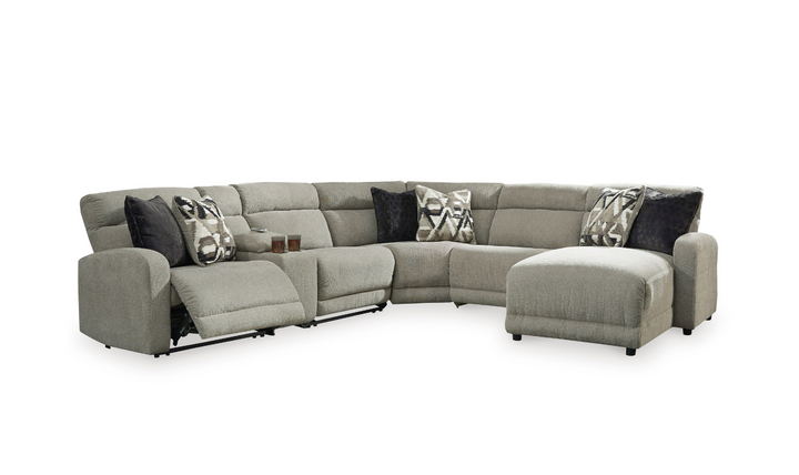 Ashley Colleyville 6-Piece Power Reclining Sectional with Chaise- Jennifer Furniture