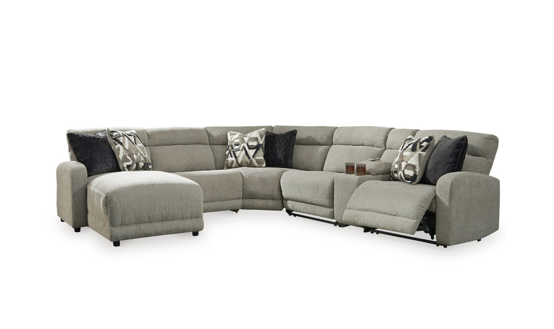 Ashley Colleyville 6-Piece Power Reclining Sectional with Chaise- Jennifer Furniture