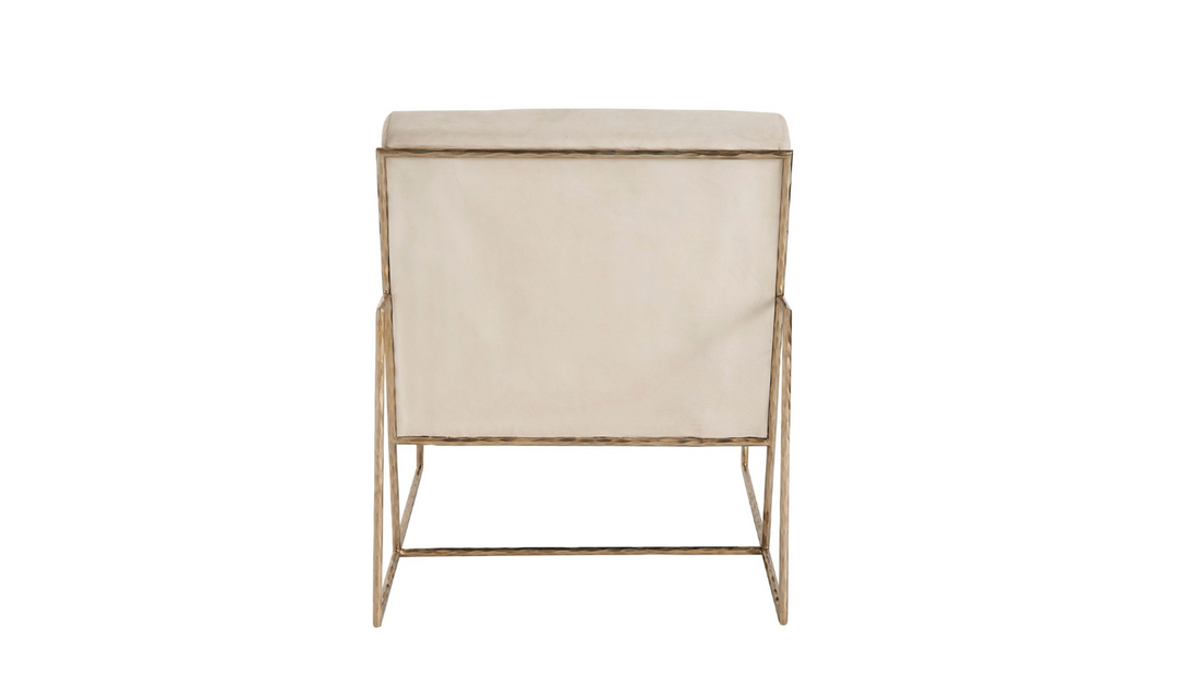 Universal Furniture Bastian Berber Snow Fabric Chair