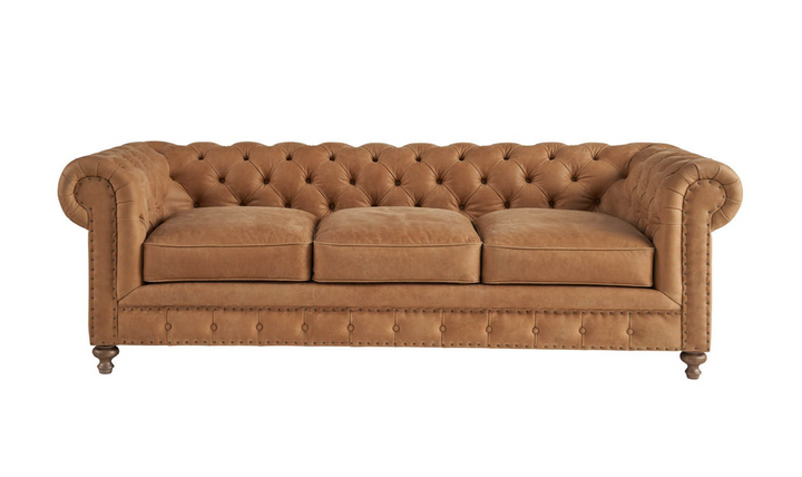 Universal Furniture Griffith Park Berkeley 3-seater Brown Sofa