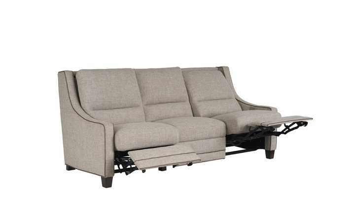 Universal Furniture Kelce 3-seater Brown Dual Power Motion Sofa