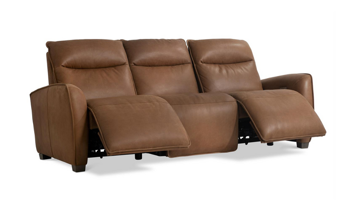 Bernhardt Sorrento 3-Seater Leather Power Motion Sofa