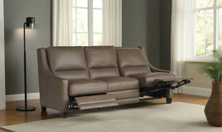 Universal Furniture Kelce 3-seater Brown Dual Power Motion Sofa