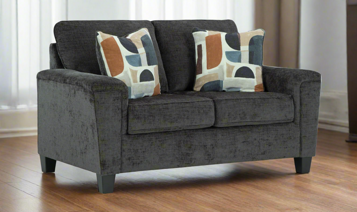 Modern Heritage Erinslane Fabric Loveseat With Tapered Legs