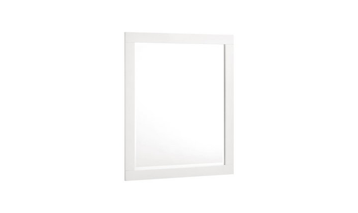 Coaster Furniture Jessica Mirror in White Wooden Frame-Jennifer Furniture