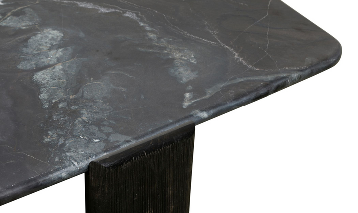 HTD Breton Hexagonal Coffee Table with Lava Marble Top