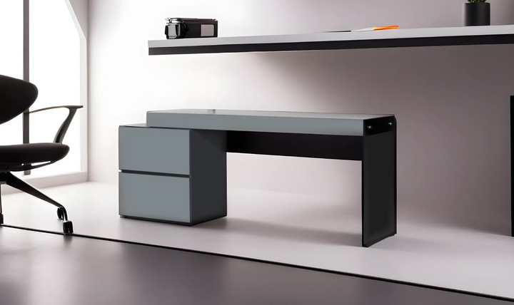 Tango Modern 2 Drawer Office Desk-Jennifer Furniture