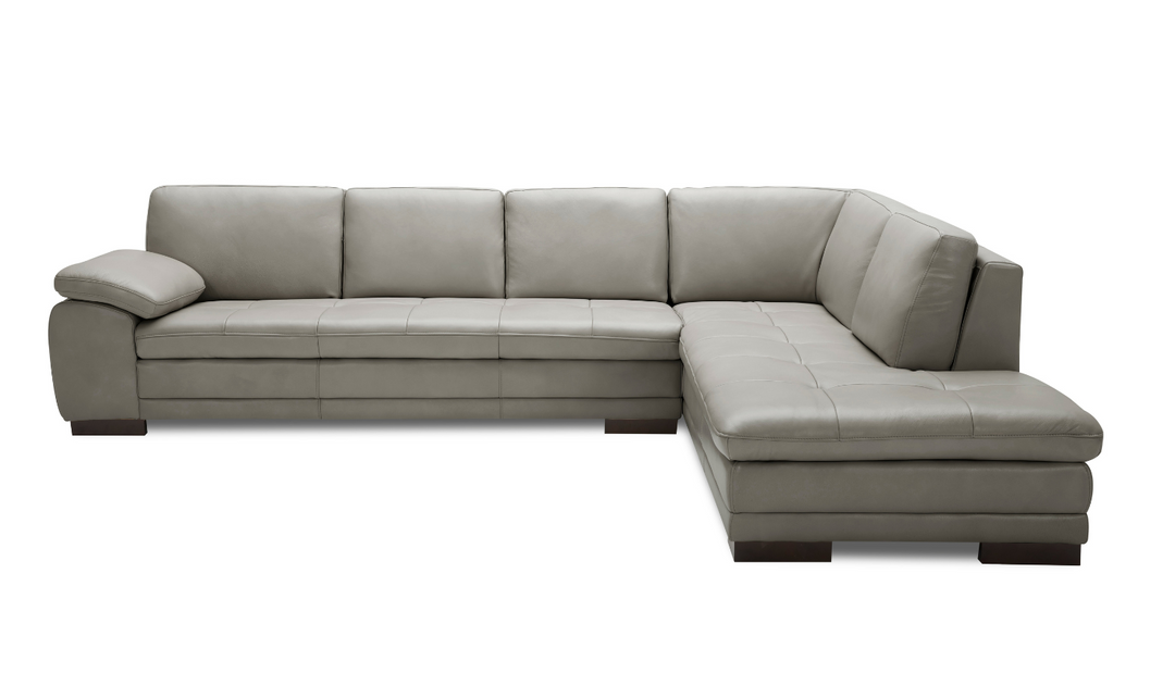 Jennifer Italia Eole L-Shaped Italian Leather Sectional Sofa