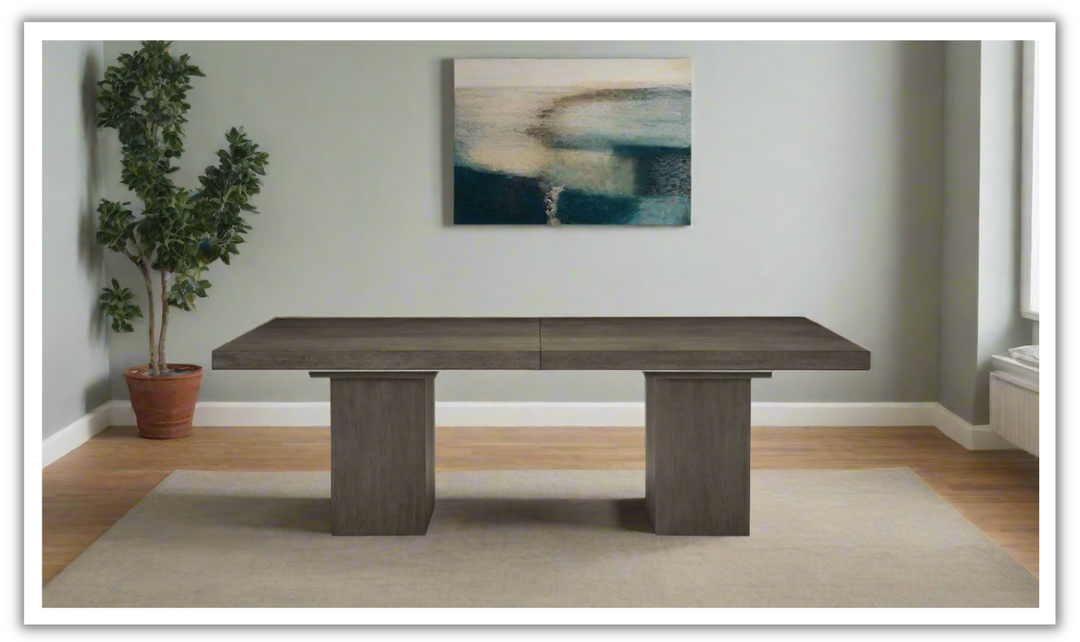 Bernhardt Linea Extendable Rectangular Wooden Dining Table