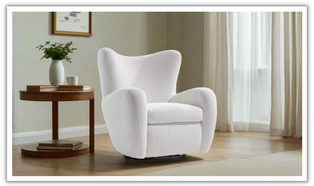 Bernhardt Silvi Fabric Swivel Chair- jennifer furniture