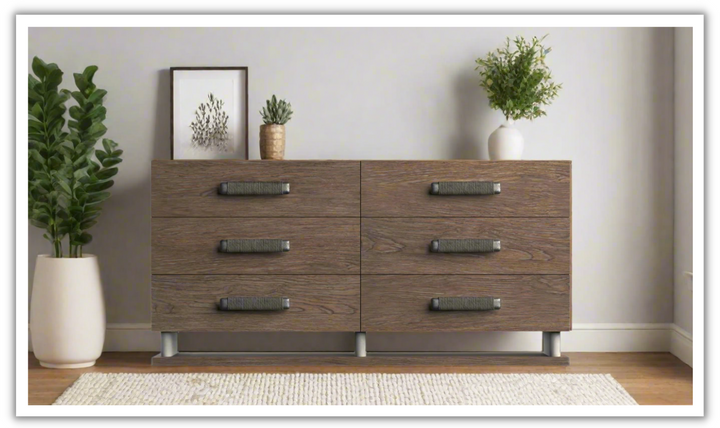 Bernhardt Casa Paros 6-Drawers Wooden Dresser-Jennifer Furniture