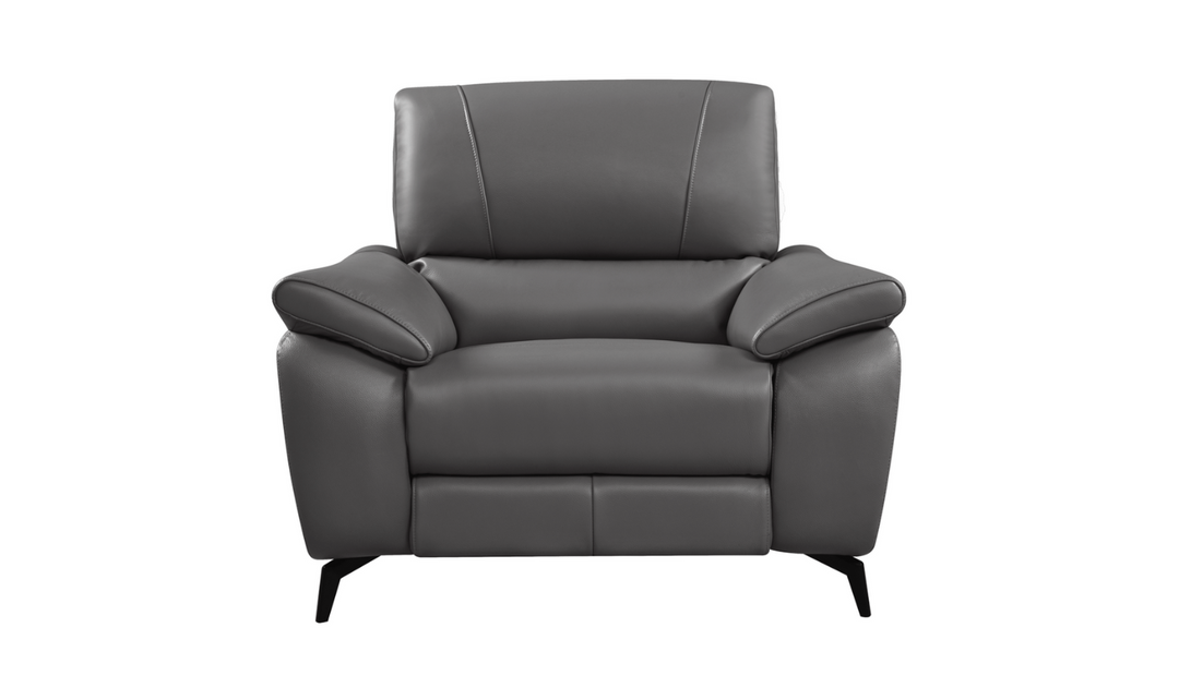 ESF Italia Jake Leather Electric Recliner Chair with Cushion Arms