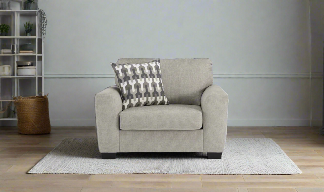 Avenal Park Oversized Fabric Chair With Box Cushions-Jennifer Furniture