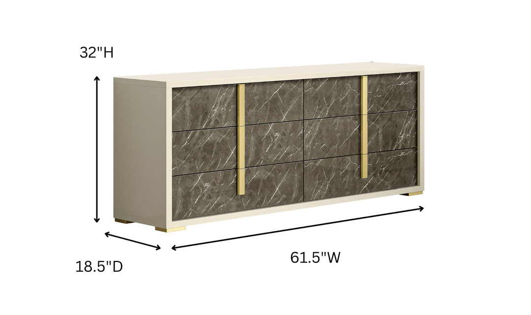 Sonia Premium White Rectangular Wooden Bedroom Set