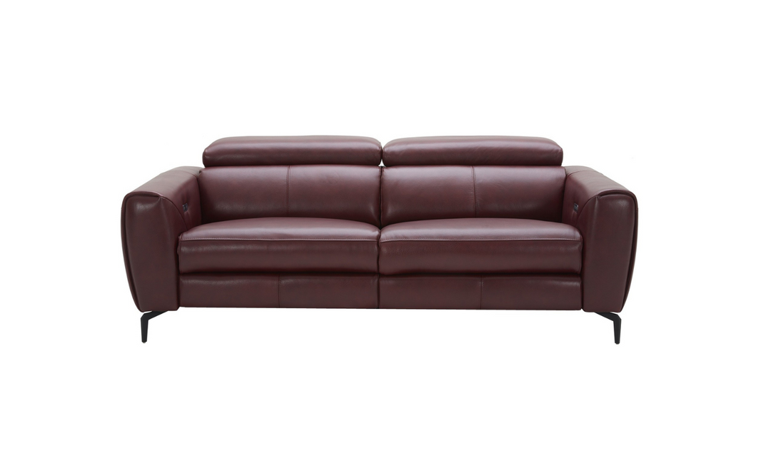 Lorenzo Reclining Premium Italian Leather Motion Sofa- Jennifer Furniture