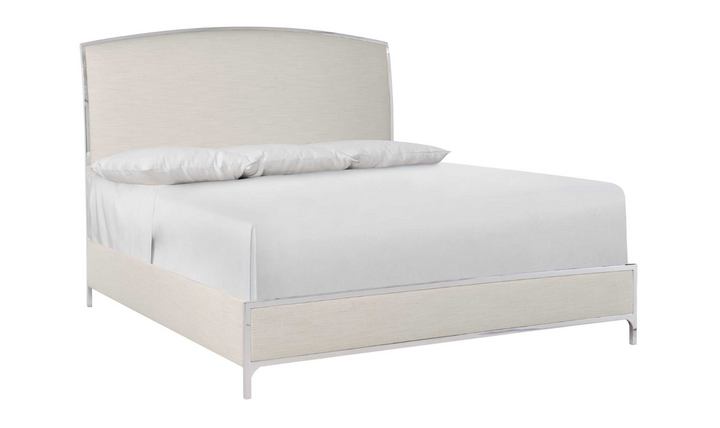 Bernhardt Silhouette Sleigh Headboard Bed with Upholstered Side Rails (King/Queen)