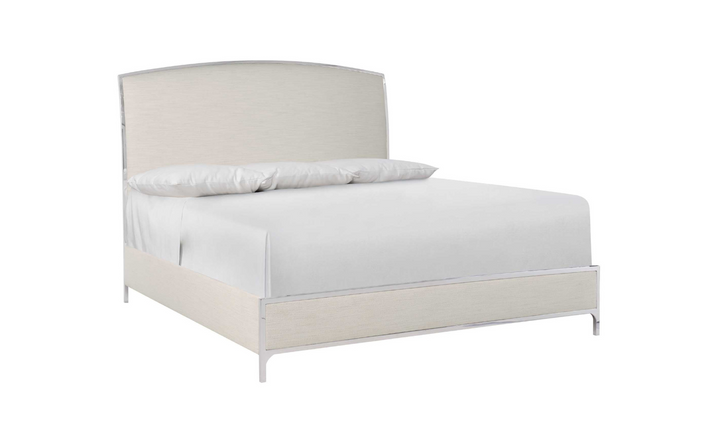 Bernhardt Silhouette Sleigh Headboard Bed with Upholstered Side Rails (King/Queen)